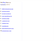 Tablet Screenshot of hotbuynow.com